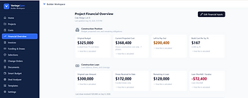 Project Financial Overview — VantageSpan