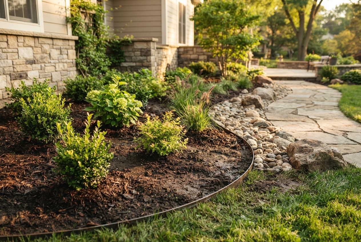 After landscaping service