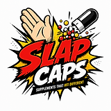 SLAP CAPS comic stamp