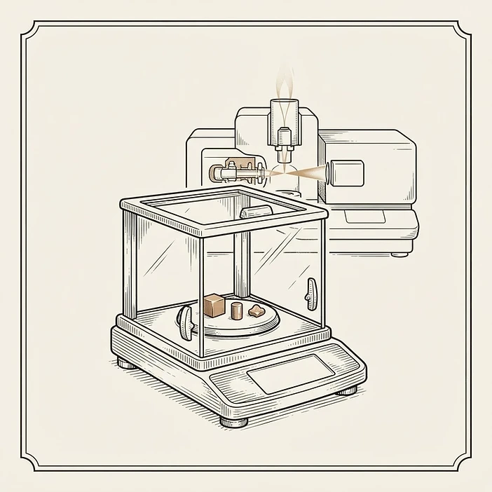 Heavy metals testing illustration