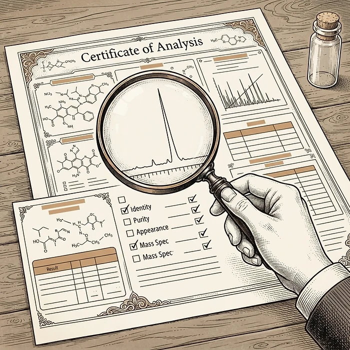 Certificates of Analysis illustration