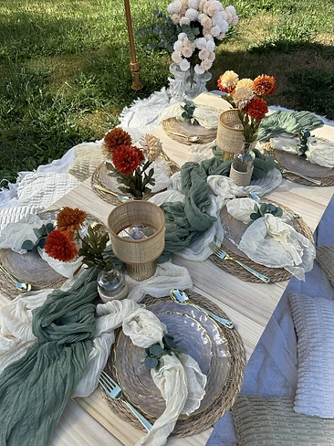 Sage Tablescape