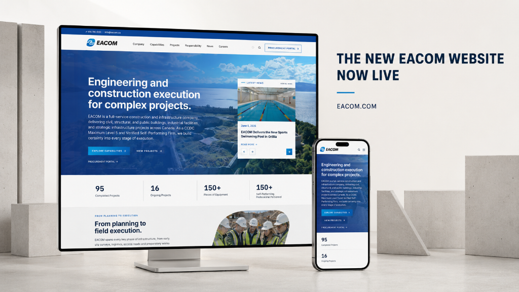 EACOM Launches Its New Corporate and Technical Website