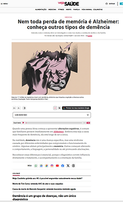 Nem toda perda de memória é Alzheimer