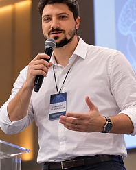 dr marcelo zalli pesquisa premiação internacional neurologia alzheimer — palestra no Congresso de Neurologia onde estudo sobre Alzheimer recebeu prêmio Jovem Pesquisador