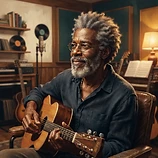 Ilustração que evoca o caso público de um compositor brasileiro idoso — contexto da hidrocefalia de pressão normal