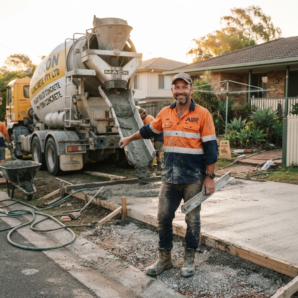 The Cranbourne Driveway Specialists team on site