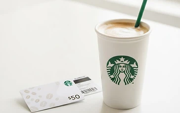 Starbucks: $50 Starbucks voucher sweepstakes - enter for a chance to win, no purchase required