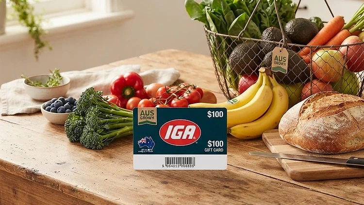 IGA Voucher Giveaway Entry into a draw for a $200 IGA groceries voucher