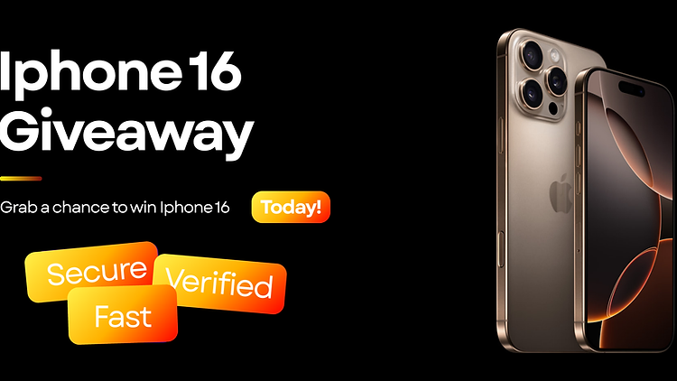 iPhone 16 Giveaway — enter your email for a chance to win