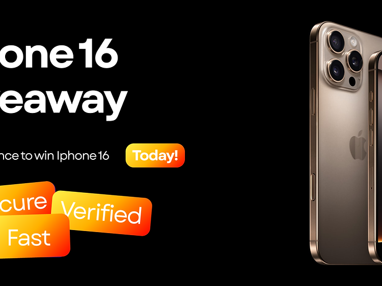 iPhone 16 Giveaway — enter your email for a chance to win