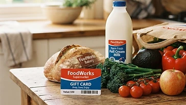 FoodWorks Voucher Giveaway Entry into a draw for $100 worth of FoodWorks vouchers