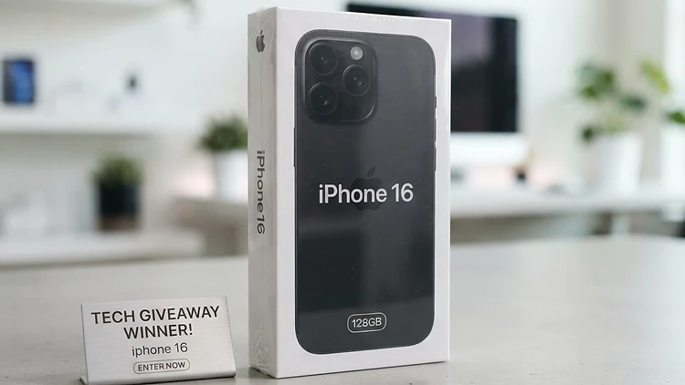 iPhone 16 Giveaway Entry into a draw for a new iPhone 16