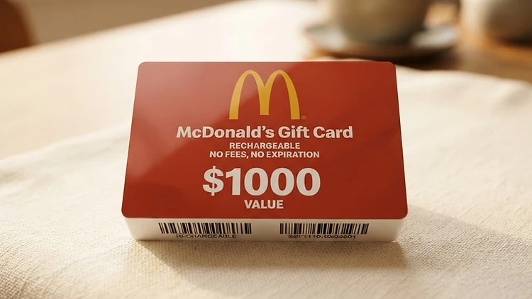 McDonald's $1,000 gift card giveaway