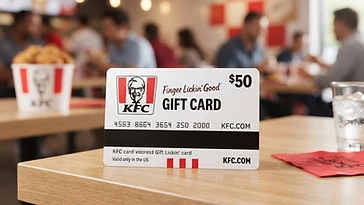 KFC - Entry into a draw to win a KFC gift card