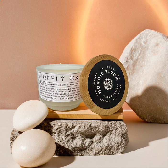 Coconut & Musk CBD Massage Candle