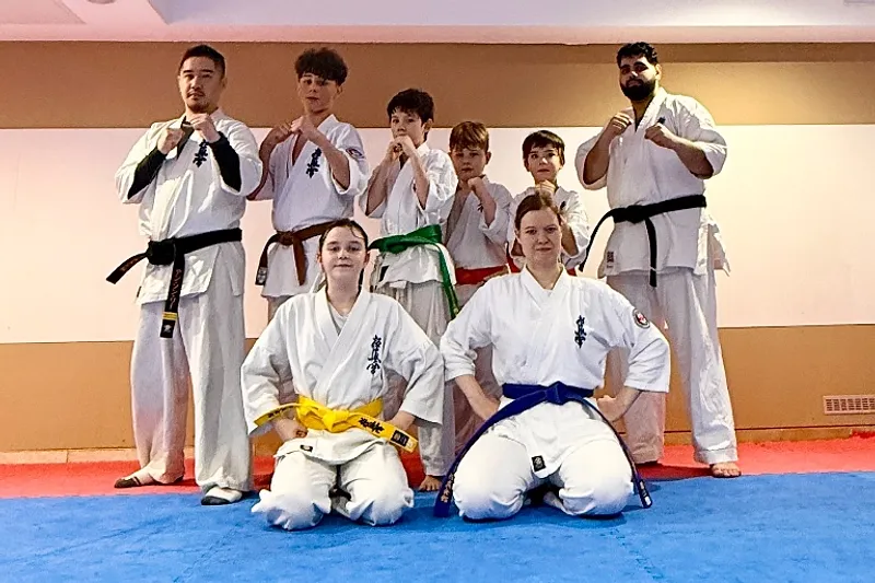 Training group with their trainers at Shinzen Dojo Berlin