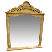 Shell Pediment Mirror