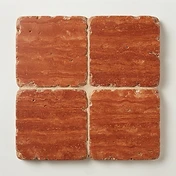 Red 8″x8″ Tumbled