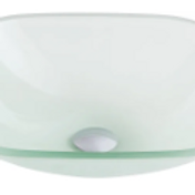 Frosted Square Vessel
