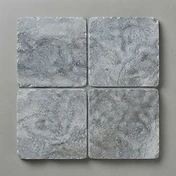 Silver Mist 4″x4″ Tumbled