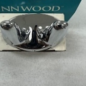 Euro Chrome Double Robe Holder