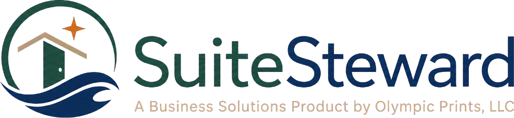 SuiteSteward — hospitality operations software by Olympic Prints, LLC Business Solutions.