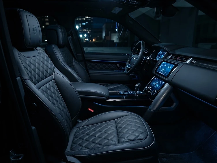 Black SUV luxury interior — NJ Delta Car Service