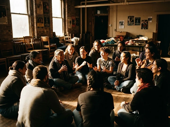 Community ensemble rehearsal