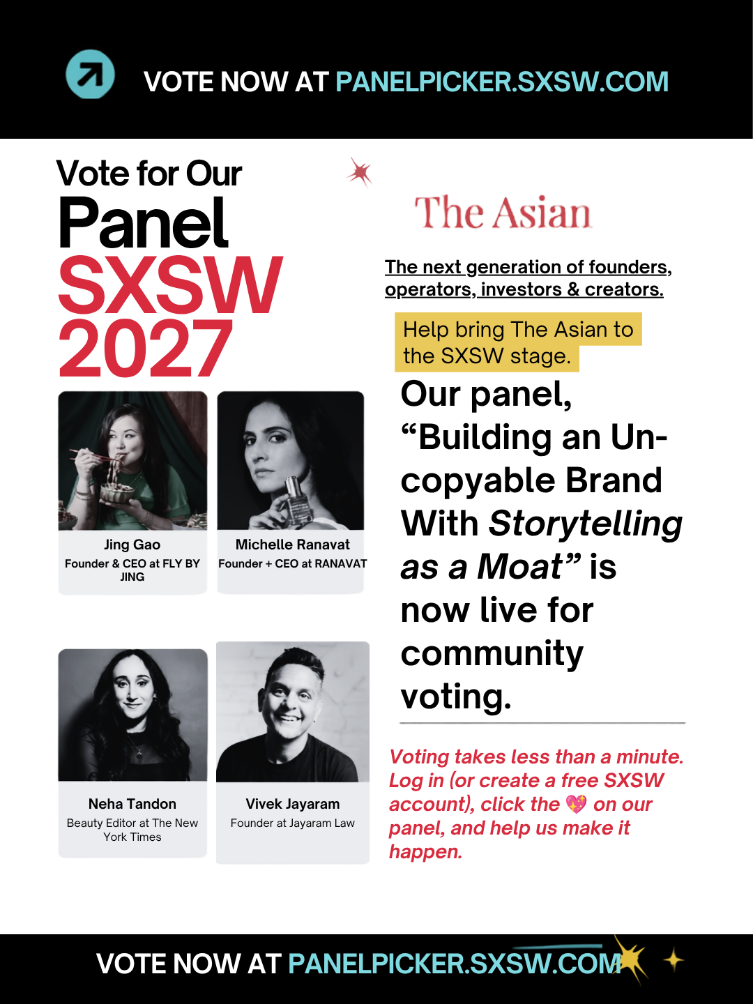 Vote for The Asian SXSW 2027 Panel