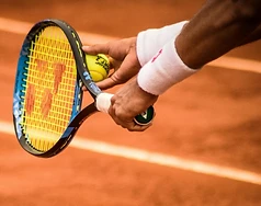 Clay tennis court