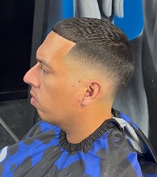 Precision taper fade profile with sharp line-up
