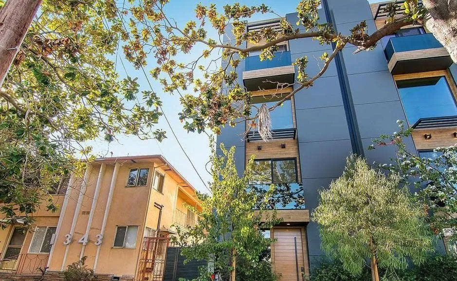 Multifamily apartment building exterior designed by Apel Design