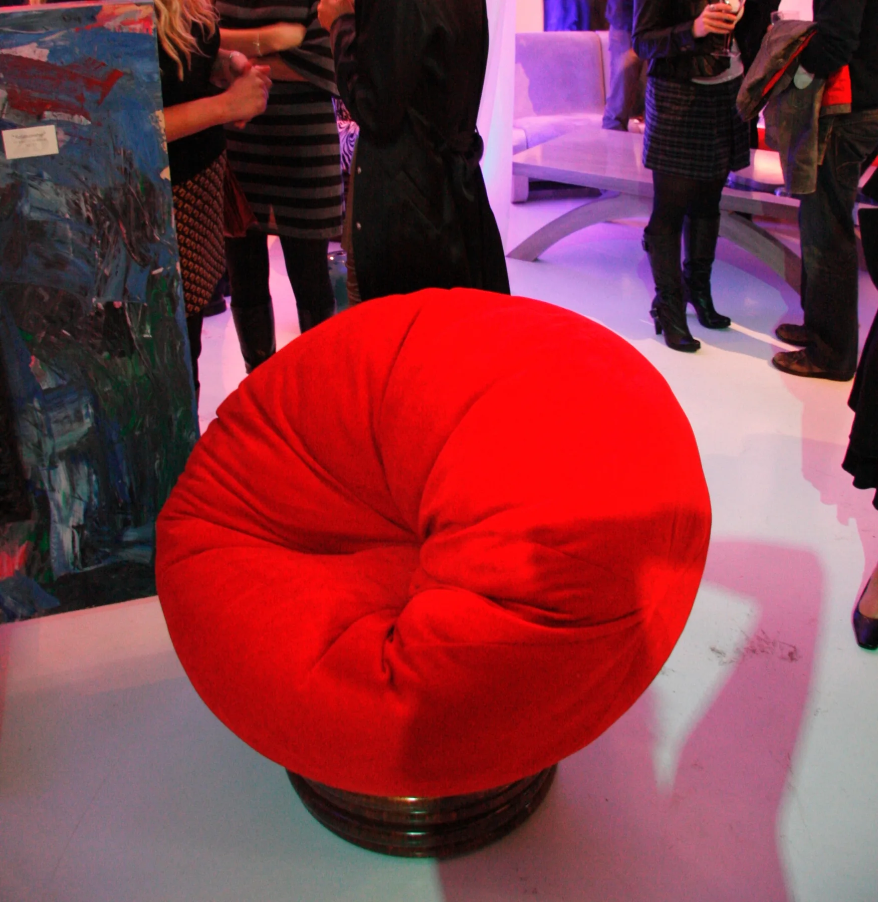 Poof Chair, a custom furniture piece by Amit Apel