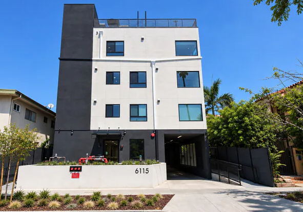 Romaine Residences, a completed multifamily building by Apel Design in Hollywood
