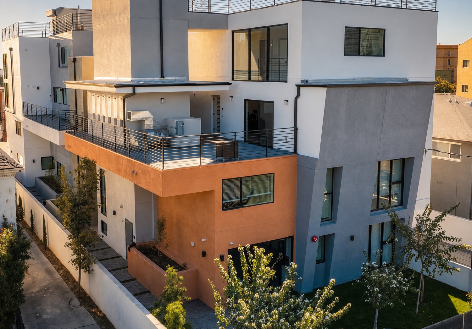 Commercial building photograph