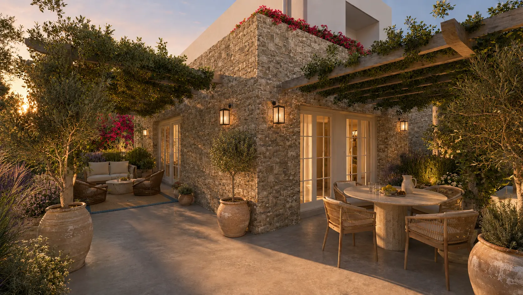 The Blue, a completed stone and plaster residence by Apel Design in Malibu, view 1 of 4