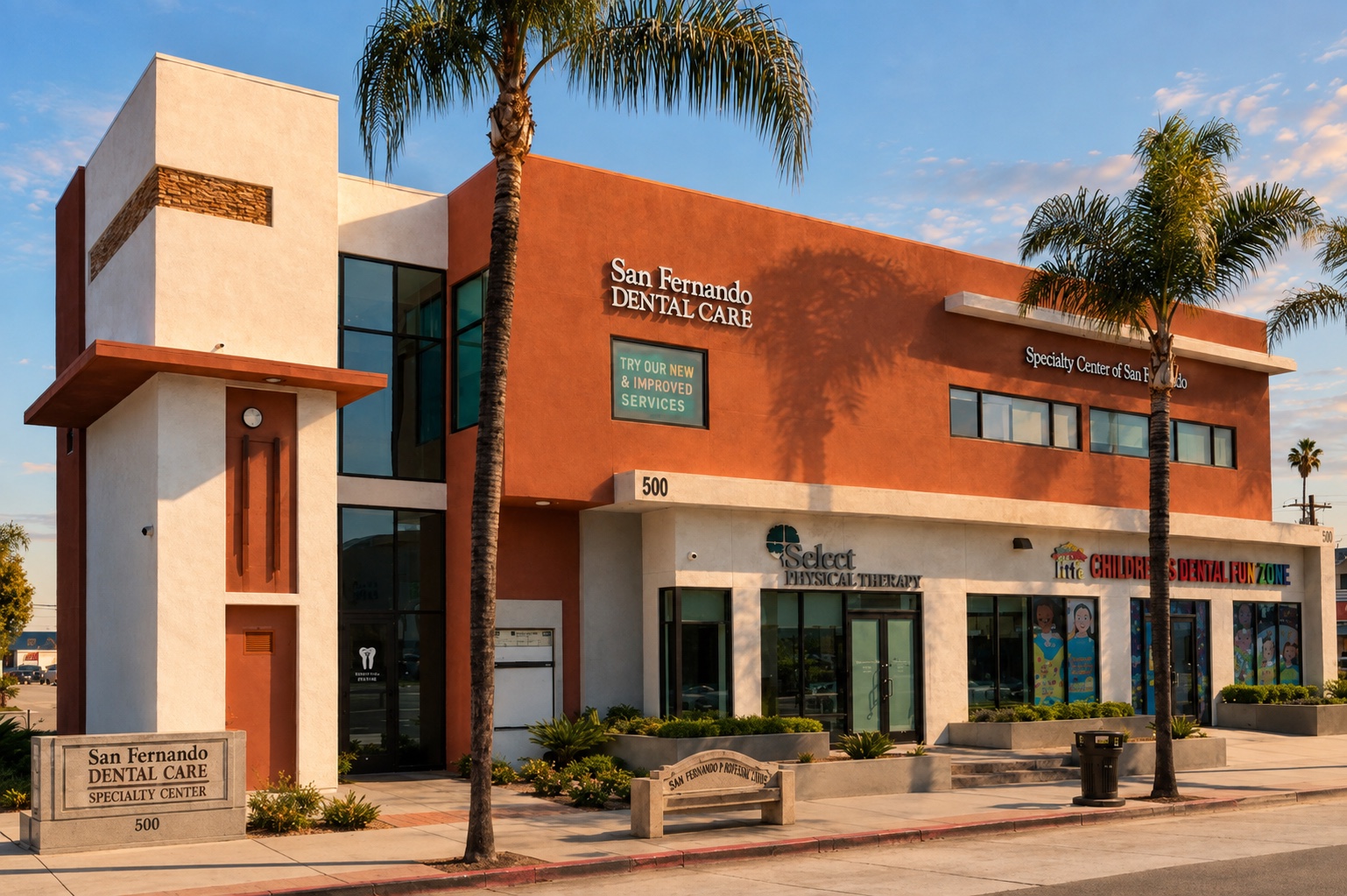 Commercial building photograph