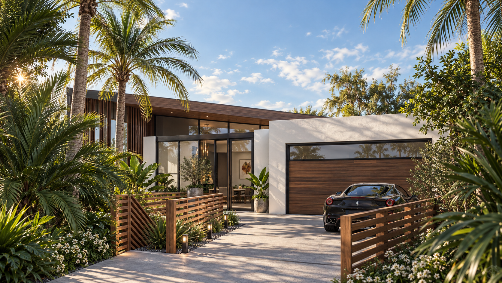 Pacific Coast Hwy Residence, a Malibu house by Apel Design, shown as a design visualization