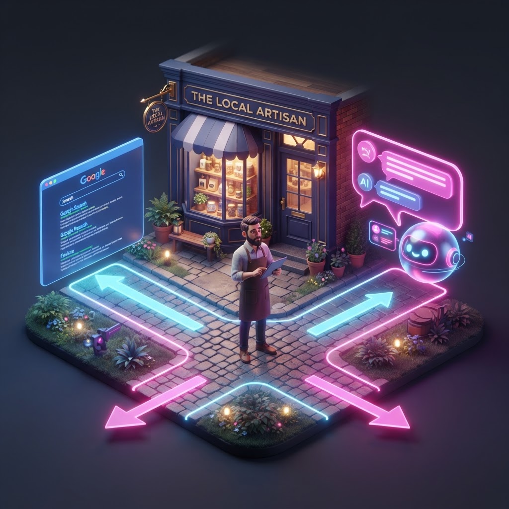 The AI-Era Playbook: How Small Businesses Win When AI Does the Searching, Booking, and Buying