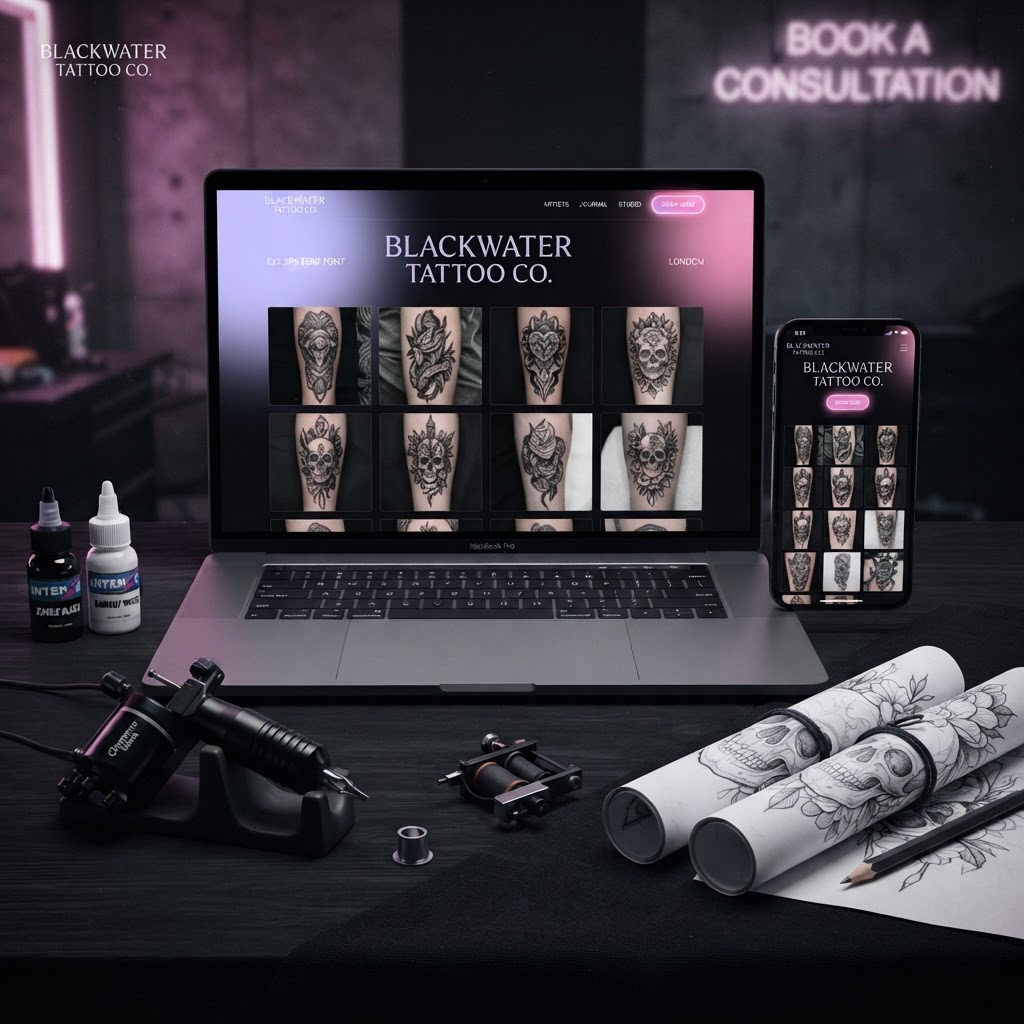 Beyond the Ink: Key Elements for a Professional Tattoo Website Design