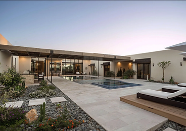 Pool Terrace at Paradise Reserve, a North Scottsdale luxury vacation rental estate