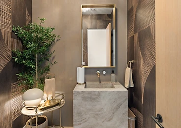 Powder Room at Paradise Reserve, a North Scottsdale luxury vacation rental estate