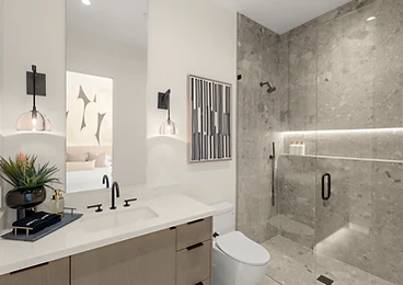 Bedroom 3 Bathroom at Paradise Reserve, a North Scottsdale luxury vacation rental estate