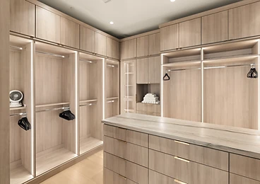 Master Closet at Paradise Reserve, a North Scottsdale luxury vacation rental estate