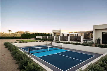 Pickleball Court at Paradise Reserve, a North Scottsdale luxury vacation rental estate