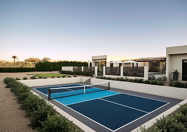Pickleball Court at Paradise Reserve, a North Scottsdale luxury vacation rental estate