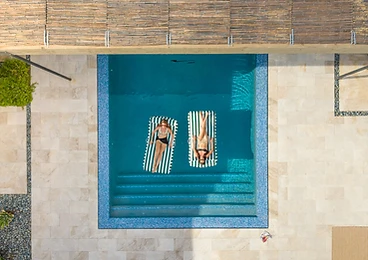 Pool from Above at Paradise Reserve, a North Scottsdale luxury vacation rental estate
