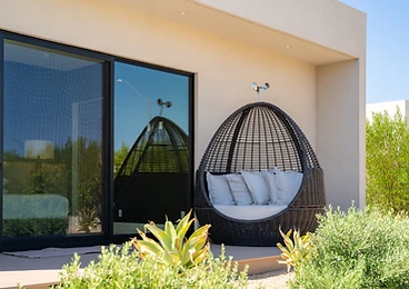 Reading Nook at Paradise Reserve, a North Scottsdale luxury vacation rental estate