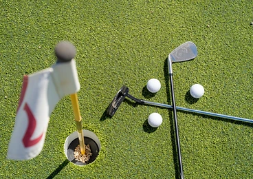 Putting Green at Paradise Reserve, a North Scottsdale luxury vacation rental estate